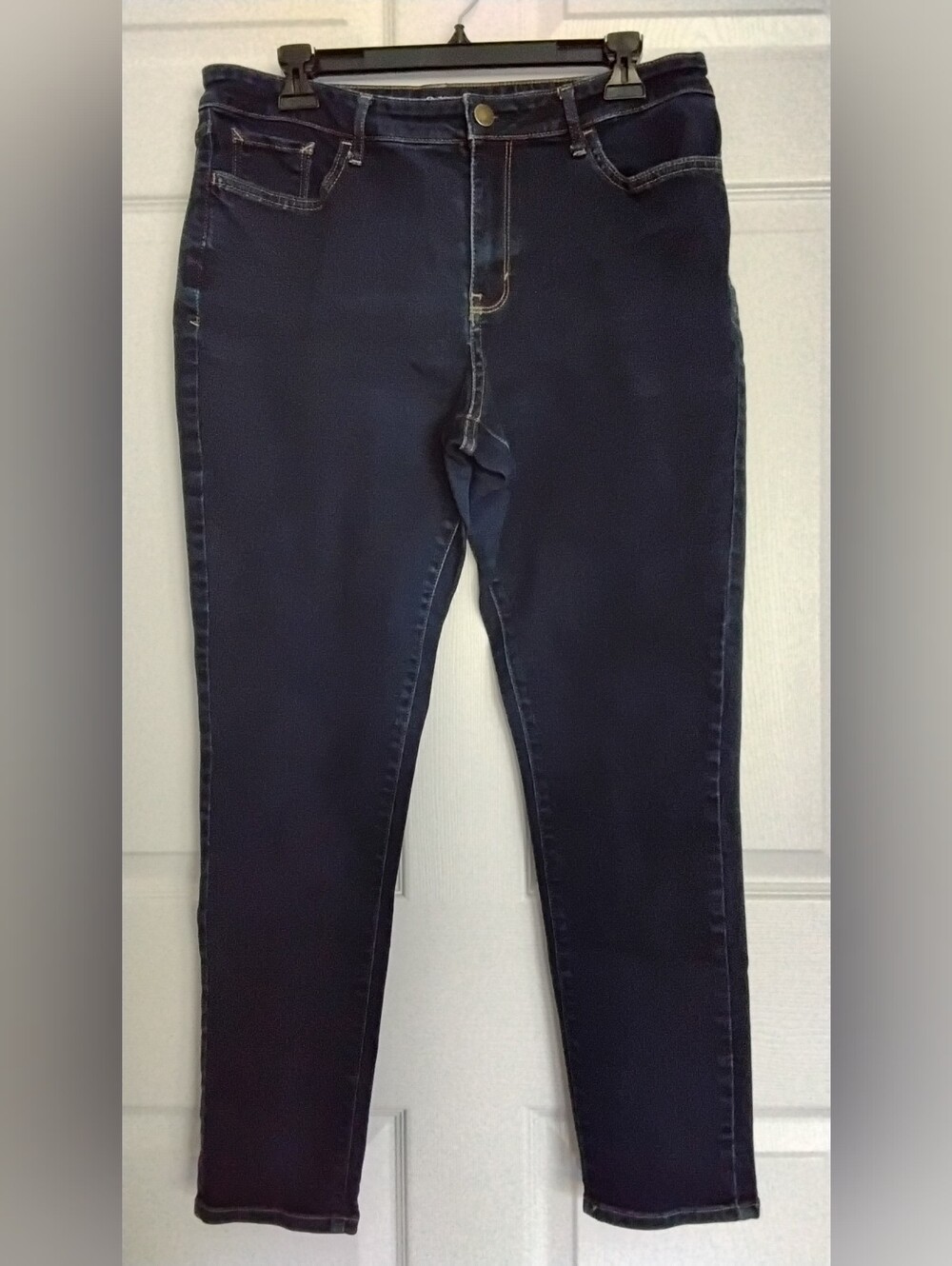 a.n.a New Approach Mid Rise Dark Blue Womens Jeggings